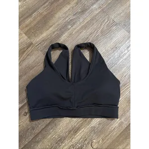 Gymshark Whitney Simmons Blk Quiet‎ Luxury Minimalist Athleisure Mesh Sports Bra thumbnail 6