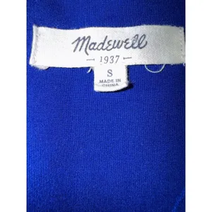 Madewell Sleeveless Mini Dress Womens Small Blue Pintuck Tiered‎ Fit Flare 39144 thumbnail 3
