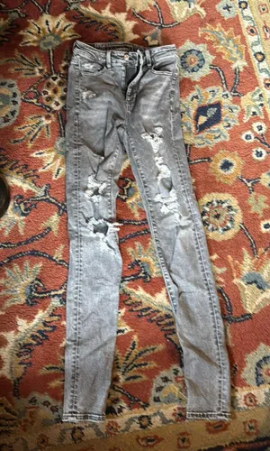 American Eagle Outfitters Faded Black Jeans thumbnail 5