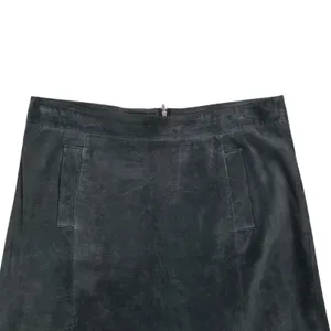 Kut From The Kloth Suede Leather Mini Skirt Womens 10 Gray Lined Pockets thumbnail 9