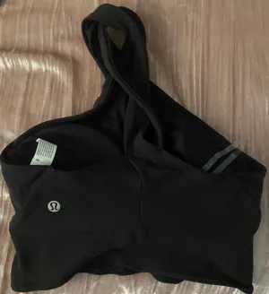 Lululemon Black Nulu Wrap Front Longline Bra NWOT thumbnail 3