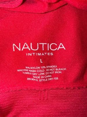 Nautica Sports Bra Size L Pink Seamless Racerback thumbnail 2