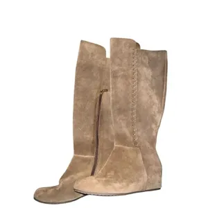 ✨ISOLA Tall Knee High Suede Wedge Sz 7.5 Boots✨ thumbnail 7