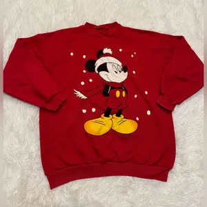 vintage christmas crewneck disney thumbnail 1