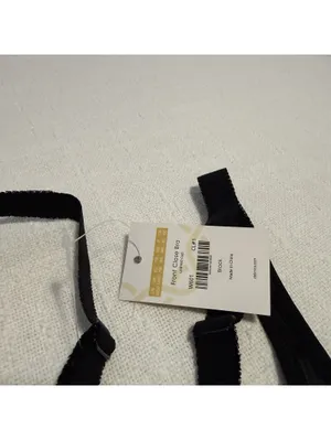 Delimira Front Close Unlined Bra 34DD Underwire W601 Black NWT Racerback thumbnail 5