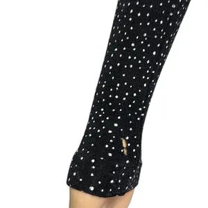 Newport Starry Night Mock Neck Long Sleeve Lightweight Bodycon Nylon Top Small thumbnail 10