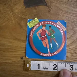 New 1984 USA basketball pin button thumbnail 4