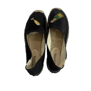 Soludos Cheers Champagne Bottle Espadrille Flats Black Beaded Slip On 6.5 thumbnail 8