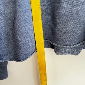 Aerie Distressed Crop Sweatshirt Cozy Soft‎ Casual Loungewear Cozy XS thumbnail 5