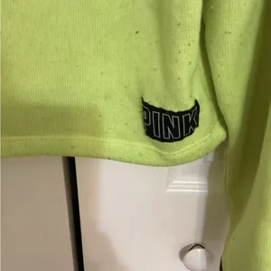 PINK Victoria's Secret Neon Green Hoodie thumbnail 2