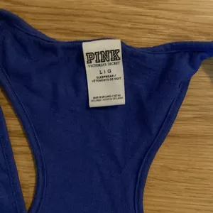 Victoria’s Secret PINK racer back tank top-royal blue. Size Large thumbnail 2