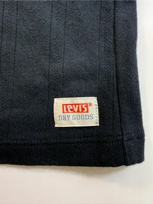 Levi's Black Long-Sleeve Button Henley Tee thumbnail 5