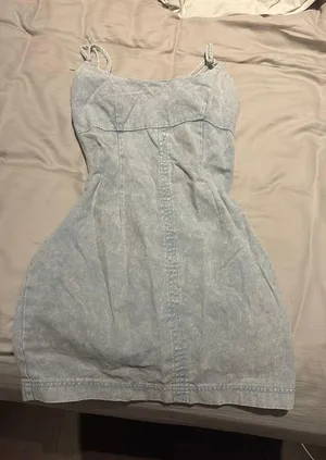 Altar'd State Jean Dress Mini  thumbnail 1