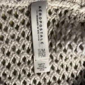 Aeropostale Cream Beige Knit Poncho Size Small/Medium thumbnail 5