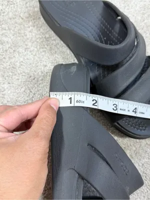 Crocs Women’s Gateway Strappy Sandals Lightweight Platform Sole in Black 7 thumbnail 13