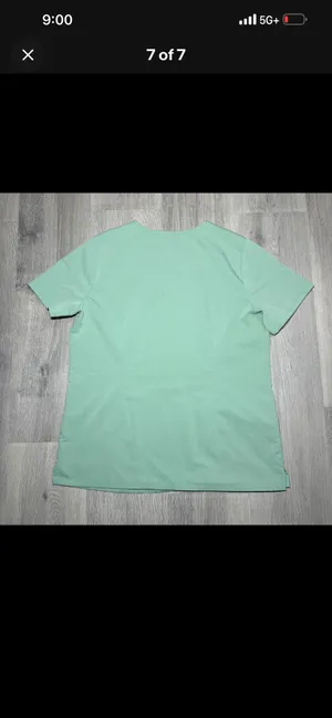 FIGS Scrub Top Jade Green thumbnail 7