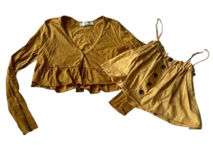 Boho urban outfitters/ American Eagle tops thumbnail 1