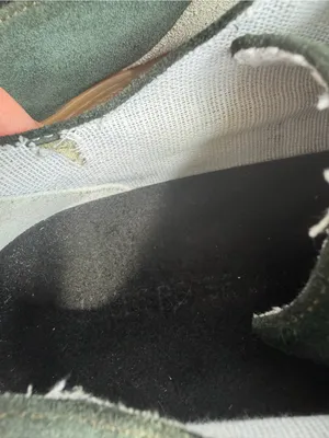 James Perse Suede Gumshoe Striped Sneaker Hunter Green thumbnail 4