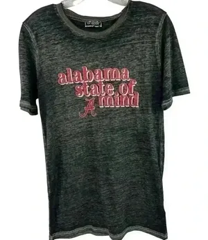 Gameday Couture Women's M Alabama Crimson Tide Boyfriend T-Shirt black/Gray/red‎ thumbnail 1