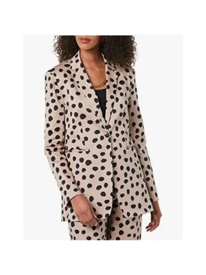 NEW TEREA Women's Catalina Blazer XL Tan thumbnail 5
