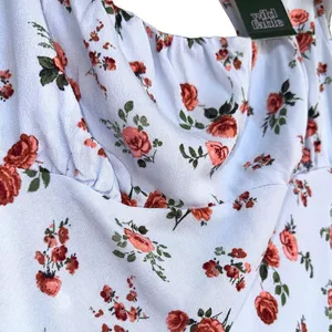 Wild Fable Floral Baby Blue Maxi Dress Medium Cottagecore Grandmacore Coquette thumbnail 4
