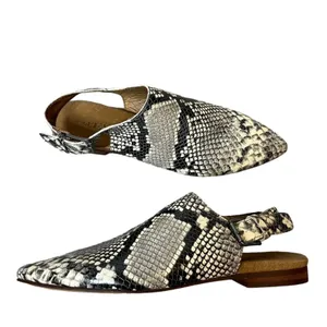 Gee‎ Wawa for Anthropologie snakeskin Slingback flats sz 6 thumbnail 3