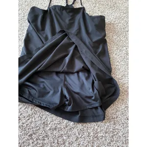 All in Motion Black Active Dress with Built-in Shorts and Bra Size L thumbnail 3