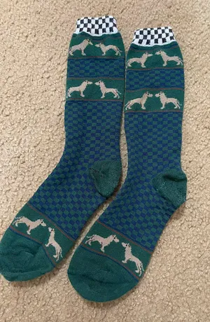 Dog Socks Green thumbnail 1