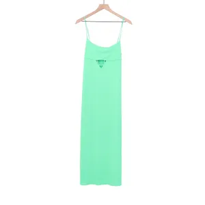 Zara Mint Green Cutout Midi Dress Spaghetti Strap Ring Detail M thumbnail 2