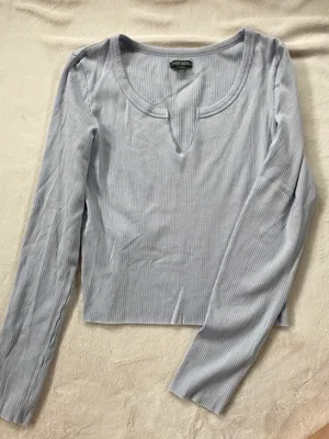 Wild Fable Long Sleeve Crop Top thumbnail 1