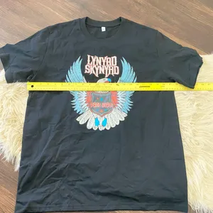 Source Unknown New unworn Black Lynyrd Skynyrd Free Bird Eagle Graphic Print T-shirt L thumbnail 4
