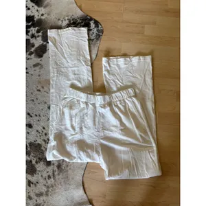 TALENTLESS White Wide Leg‎ Pull On Lounge Pants Size Large thumbnail 2