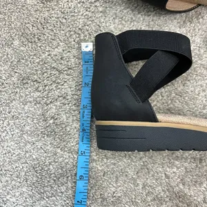 SOUL Naturalizer Size 8 Black Intro Ankle Strap Slip On Sandal thumbnail 6
