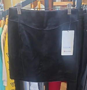 lululemon athletica Sleek Black Mini Skirt thumbnail 1