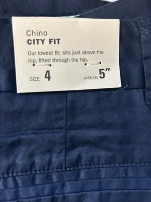 J. Crew Women's Navy Cotton Broken In City Fit Chino Shorts SZ 4 NWT thumbnail 8