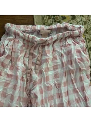 GUC SoHo Apparel Pink Plaid Pajama 2 Piece Tank Top And Pant Set thumbnail 6