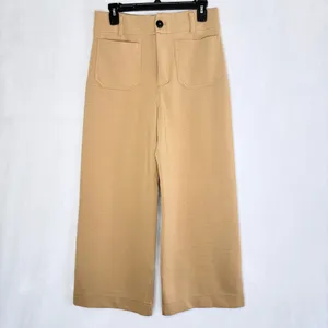 Maeve By Anthropologie Colette Knit Crop Wide Leg Pants thumbnail 4