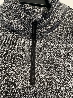 Mondetta Black & Gray Marled Quarter-Zip Pullover thumbnail 3