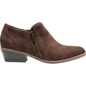 Earth Origins Brown Suede Booties thumbnail 2