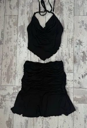 Shein Ruched Set Two-Piece thumbnail 1