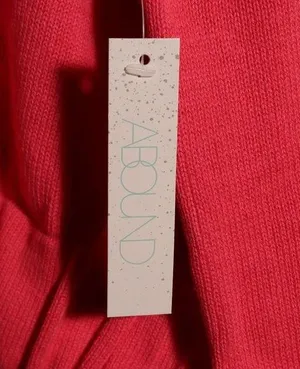 Abound NWT V Neck Sweater in Pink Magenta thumbnail 3