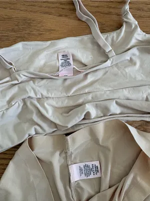 Victoria's Secret Cream Brami & High-Waist Shorts Set thumbnail 3