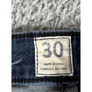 Free People We The Free Skinny Jeans 30x25.5 Moto indie Boho Ankle Zip Rock Edgy thumbnail 9