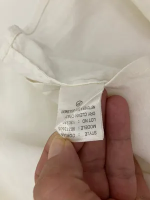 Theory "Corian" Luxury Linen-Blend Popover Utility Shirt M thumbnail 15