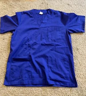 Royal Blue Scrubs Size M thumbnail 1