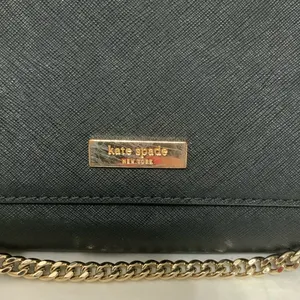 Kate Spade Greer Laurel Way Black and Gold Crossbody Shoulder Purse thumbnail 3