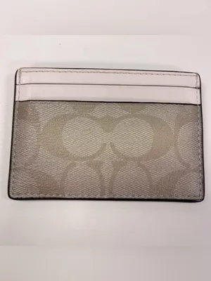 COACH Slim Card Case In Signature Jacquard thumbnail 2