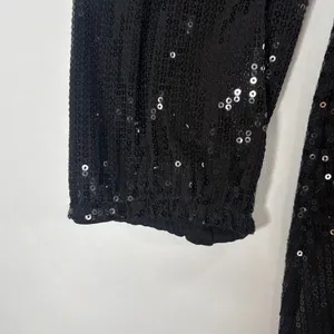 Cara Santana x Nine West Black Sequin Wrap Mini Holiday Chic Formal Dress XL thumbnail 10