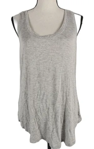 Women Z Supply Swing Tank Top Gray Medium thumbnail 1