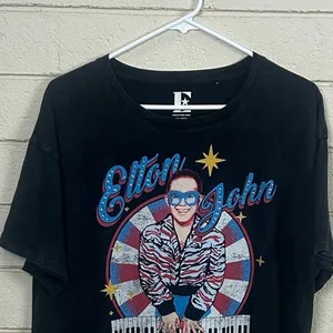 Elton John Gray Tee size L thumbnail 8